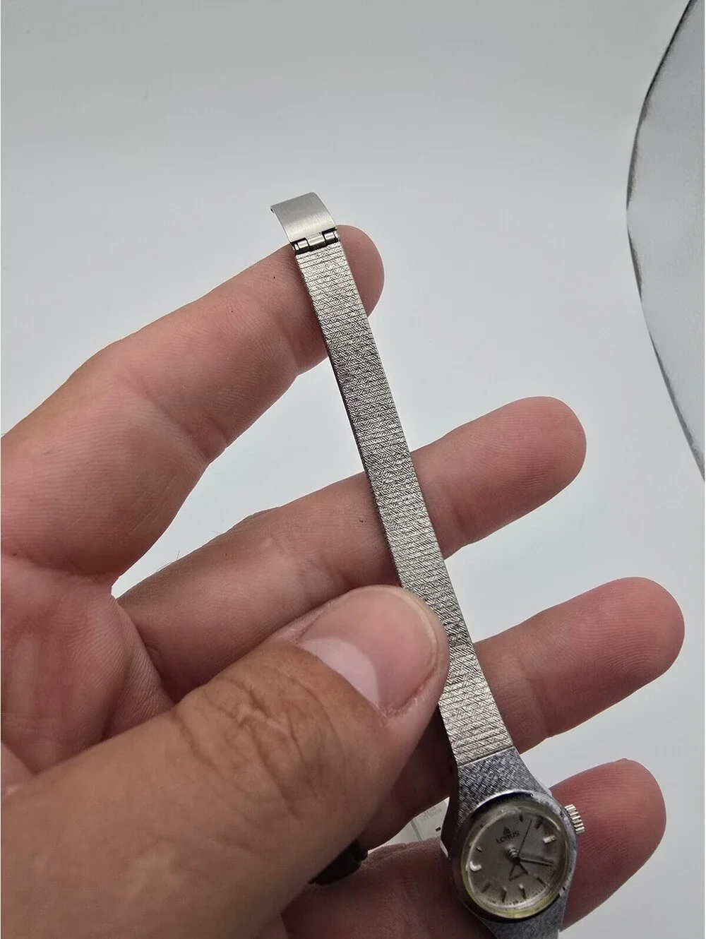 Lorus Women’s Quartz Analog Dress Watch White Dial Silver Metal Bracelet